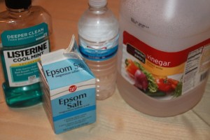 Foot Soak Recipe with Listerine and Vinegar