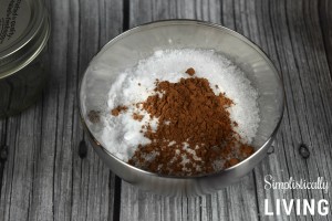 Homemade Bath Salt with Chocolate