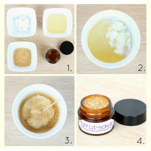 Homemade Lip Exfoliating Scrub