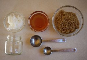 Natural Lip Scrub with Brown Sugar