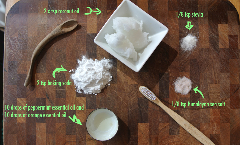 Homemade Toothpaste for cleaning your 