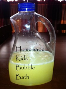 Homemade Bubble Bath