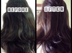 Homemade Hair Lightener for Dark Hair