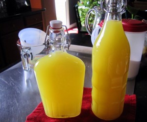 Homemade Limoncello