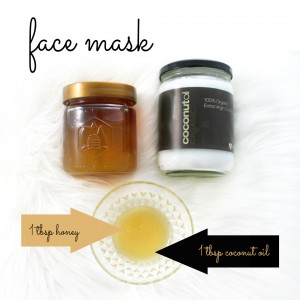 DIY Coconut Oil Face Mask with Honey