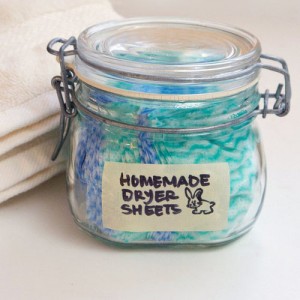 Homemade DIY Dryer Sheets