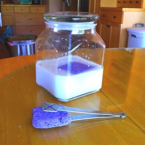 Homemade Dryer Sheets with Sponges