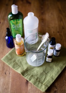 Homemade Hand Sanitizer Spray