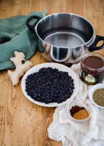 DIY Organic Elderberry Syrup